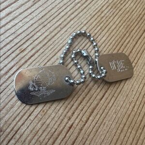 GI Joe Action Figure Hasbro Silver Dog Tags set